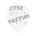 Just Married Printed Balloons 6 Pack The Ultimate Balloon And Party Shop Cheltenham & Gloucester Balloons & Fancy Dress 