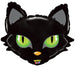 Large Animal Head Foil Balloon - Cat The Ultimate Balloon And Party Shop Cheltenham & Gloucester Balloons & Fancy Dress 