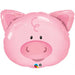 Large Animal Head Foil Balloon - Pig The Ultimate Balloon And Party Shop Cheltenham & Gloucester Balloons & Fancy Dress 