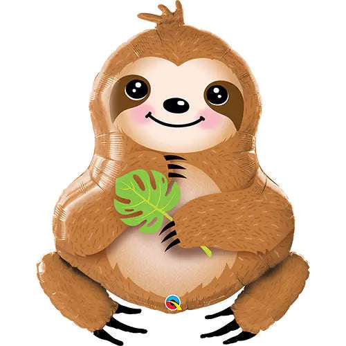Large Animal Shape Foil Balloon - Sloth The Ultimate Balloon And Party Shop Cheltenham & Gloucester Balloons & Fancy Dress 