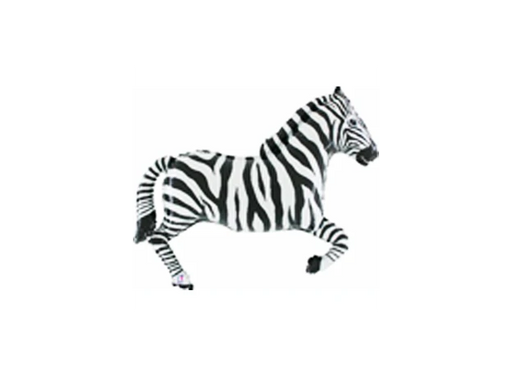 Large Animal Shape Foil Balloon - Zebra The Ultimate Balloon And Party Shop Cheltenham & Gloucester Balloons & Fancy Dress 
