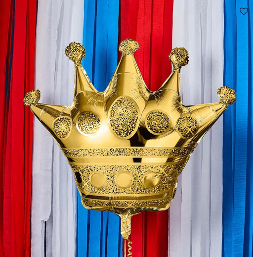 Large Gold Crown Supershape Balloon The Ultimate Balloon And Party Shop Cheltenham & Gloucester Balloons & Fancy Dress 