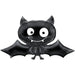 Large Halloween Foil Balloon - Black Bat The Ultimate Balloon And Party Shop Cheltenham & Gloucester Balloons & Fancy Dress 
