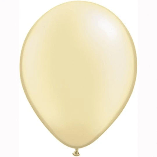 Latex Plain Balloons - Pearl Ivory (10pk) The Ultimate Balloon And Party Shop Cheltenham & Gloucester Balloons & Fancy Dress 