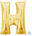 Letter H Foil Balloon The Ultimate Balloon And Party Shop Cheltenham & Gloucester Balloons & Fancy Dress 