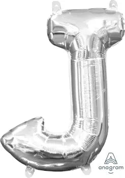Letter J Foil Balloon The Ultimate Balloon And Party Shop Cheltenham & Gloucester Balloons & Fancy Dress 