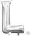 Letter L Foil Balloon The Ultimate Balloon And Party Shop Cheltenham & Gloucester Balloons & Fancy Dress 
