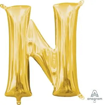 Letter N Foil Balloon The Ultimate Balloon And Party Shop Cheltenham & Gloucester Balloons & Fancy Dress 
