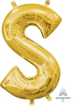 Letter S Foil Balloon The Ultimate Balloon And Party Shop Cheltenham & Gloucester Balloons & Fancy Dress 
