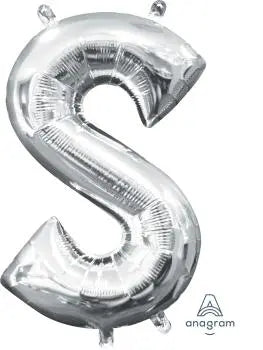 Letter S Foil Balloon The Ultimate Balloon And Party Shop Cheltenham & Gloucester Balloons & Fancy Dress 
