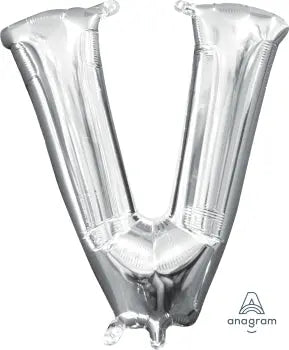 Letter V Foil Balloon The Ultimate Balloon And Party Shop Cheltenham & Gloucester Balloons & Fancy Dress 