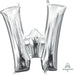 Letter W Foil Balloon The Ultimate Balloon And Party Shop Cheltenham & Gloucester Balloons & Fancy Dress 