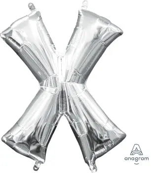 Letter X Foil Balloon The Ultimate Balloon And Party Shop Cheltenham & Gloucester Balloons & Fancy Dress 