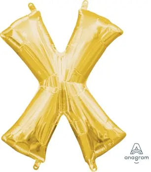 Letter X Foil Balloon The Ultimate Balloon And Party Shop Cheltenham & Gloucester Balloons & Fancy Dress 