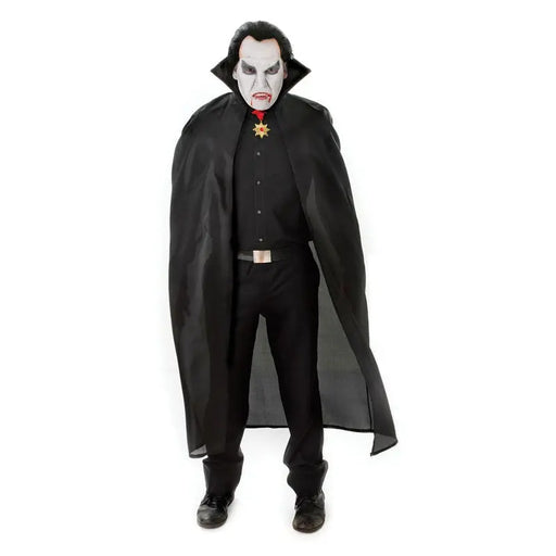 Long Adult Vampire Cape - Black The Ultimate Balloon And Party Shop Cheltenham & Gloucester Balloons & Fancy Dress 