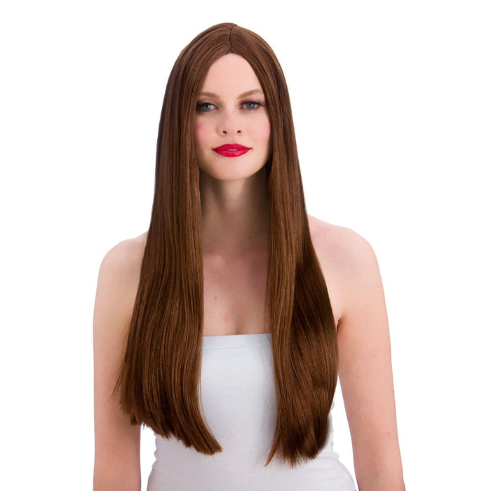 Long Brown Wig The Ultimate Balloon And Party Shop Cheltenham & Gloucester Balloons & Fancy Dress 