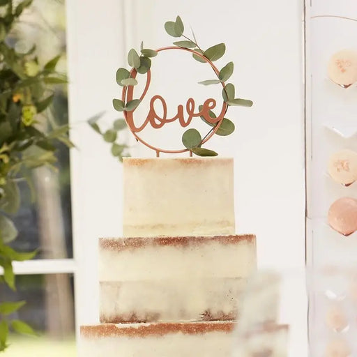 Love Hoop Cake Topper The Ultimate Balloon And Party Shop Cheltenham & Gloucester Balloons & Fancy Dress 