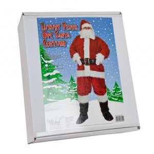 Luxury Plush Santa Suit (8pc) The Ultimate Balloon And Party Shop Cheltenham & Gloucester Balloons & Fancy Dress 