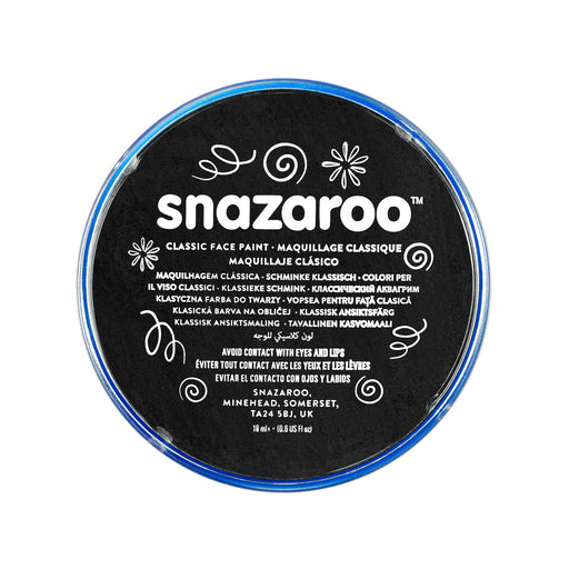 Snazaroo Face Paint - Black - The Ultimate Balloon & Party Shop