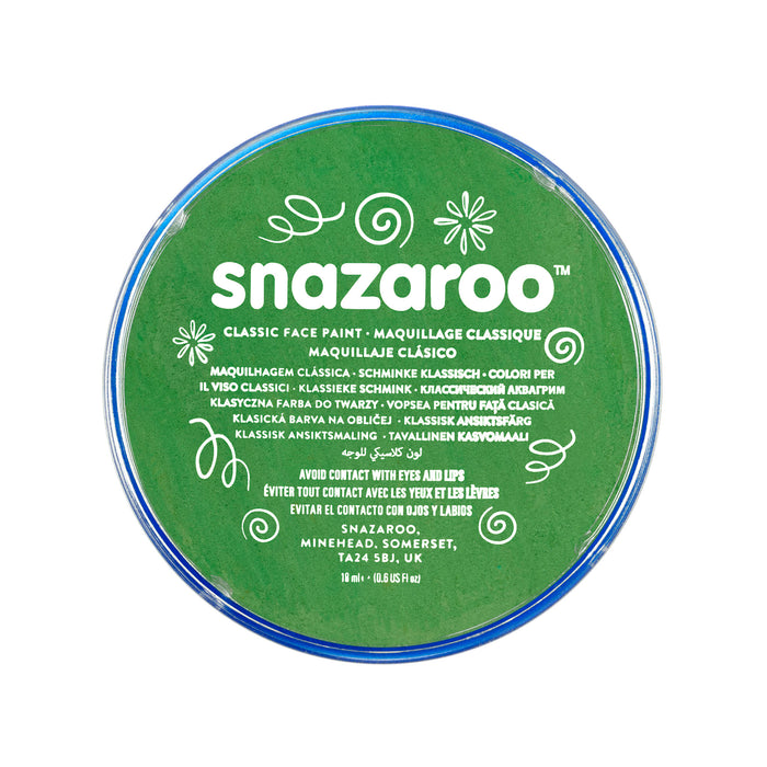 Snazaroo Face Paint - Green - The Ultimate Balloon & Party Shop