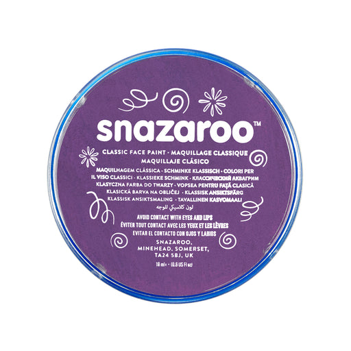 Snazaroo Face Paint - Purple - The Ultimate Balloon & Party Shop