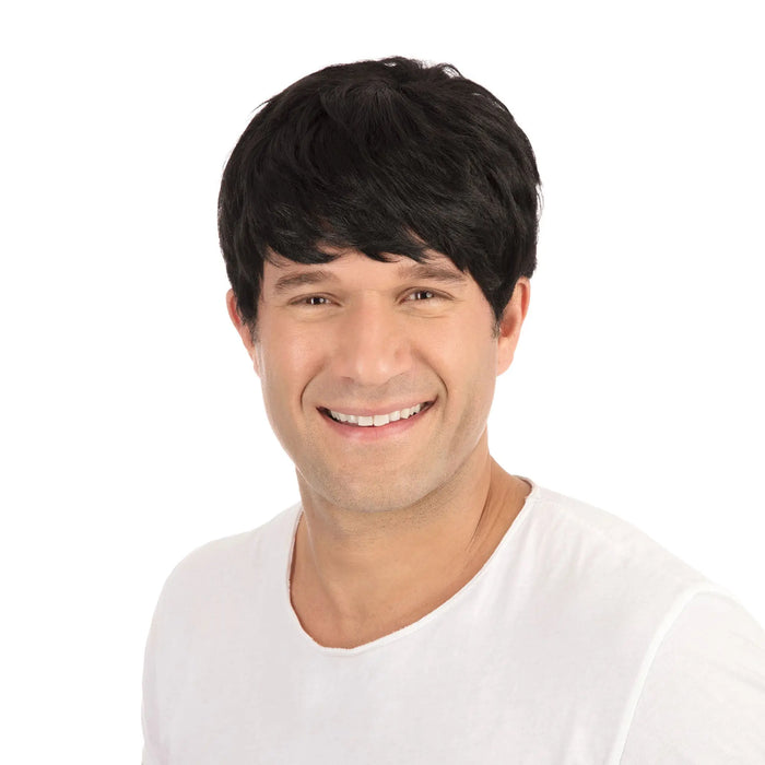 Male Short Wig - Black The Ultimate Balloon And Party Shop Cheltenham & Gloucester Balloons & Fancy Dress 