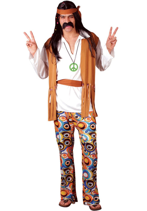 Male Woodstock Hippie Costume The Ultimate Balloon And Party Shop Cheltenham & Gloucester Balloons & Fancy Dress 