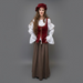 Medieval Lady / Wench Hire Costume The Ultimate Balloon And Party Shop Cheltenham & Gloucester Balloons & Fancy Dress 