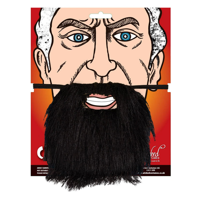 Men’s Beard - Black The Ultimate Balloon And Party Shop Cheltenham & Gloucester Balloons & Fancy Dress 