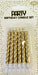 Metallic Party Candles - Gold The Ultimate Balloon And Party Shop Cheltenham & Gloucester Balloons & Fancy Dress 