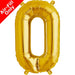 Mini Air Fill  Letter 'O' Foil Balloon - Gold The Ultimate Balloon And Party Shop Cheltenham & Gloucester Balloons & Fancy Dress 