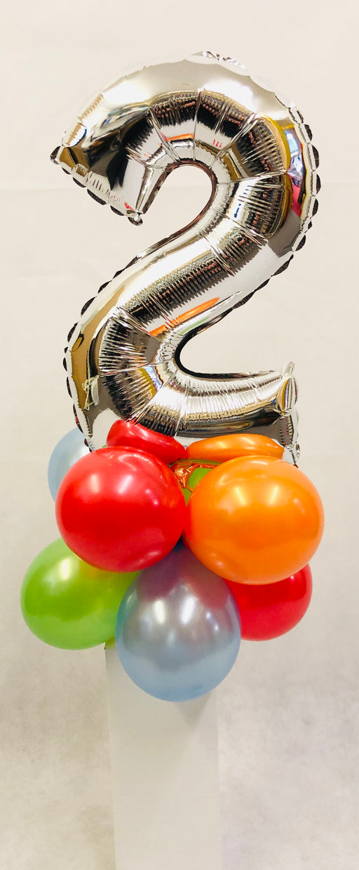 Mini Number 16" Table Balloon Display - The Ultimate Balloon & Party Shop