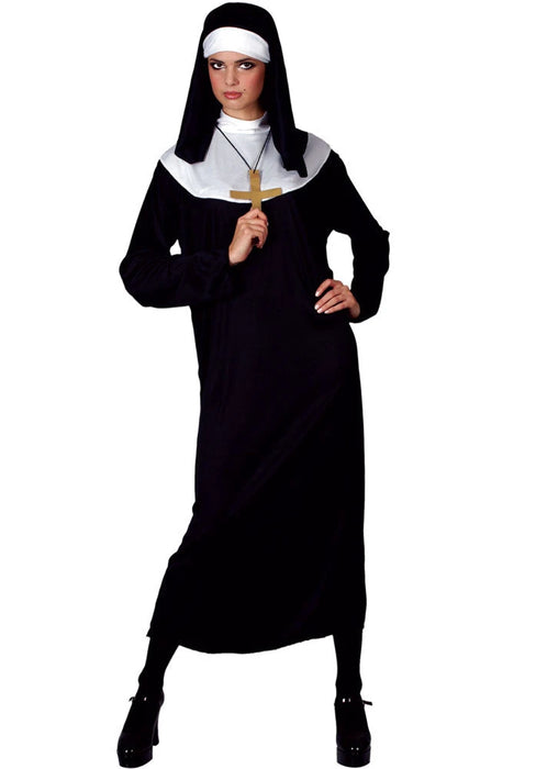 Mother Superior Nun (Long) Costume The Ultimate Balloon And Party Shop Cheltenham & Gloucester Balloons & Fancy Dress 