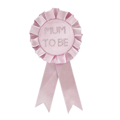 Mum To Be Rosette - Pink The Ultimate Balloon And Party Shop Cheltenham & Gloucester Balloons & Fancy Dress 