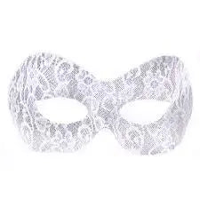 Naomi Lace Eyemask - White The Ultimate Balloon And Party Shop Cheltenham & Gloucester Balloons & Fancy Dress 