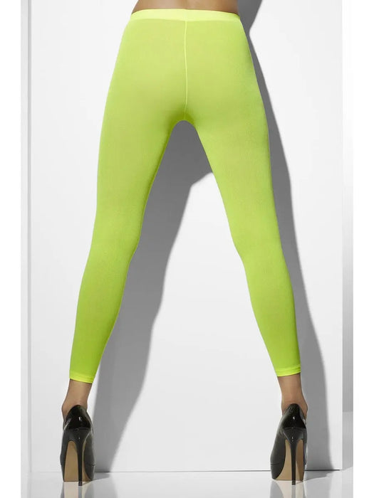 Neon Opaque Footless Tights - Green The Ultimate Balloon And Party Shop Cheltenham & Gloucester Balloons & Fancy Dress 