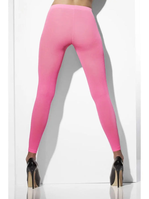 Neon Opaque Footless Tights - Pink The Ultimate Balloon And Party Shop Cheltenham & Gloucester Balloons & Fancy Dress 