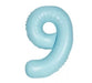 Number 9 Foil Balloon Matt Blue The Ultimate Balloon And Party Shop Cheltenham & Gloucester Balloons & Fancy Dress 