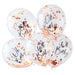 Oh Baby Printed Confetti Balloons - Rose Gold The Ultimate Balloon And Party Shop Cheltenham & Gloucester Balloons & Fancy Dress 