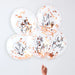 Oh Baby Printed Confetti Balloons - Rose Gold The Ultimate Balloon And Party Shop Cheltenham & Gloucester Balloons & Fancy Dress 