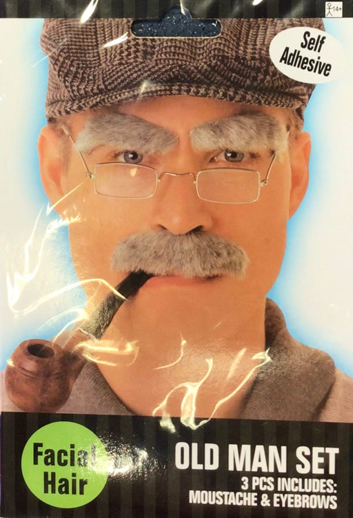 Old Man Facial Hair Set The Ultimate Balloon And Party Shop Cheltenham & Gloucester Balloons & Fancy Dress 