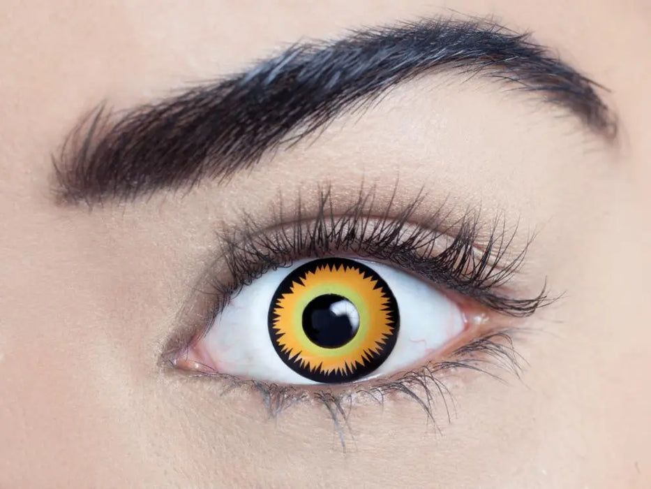 Orange Werewolf Eye Accessories - 1 Day The Ultimate Balloon And Party Shop Cheltenham & Gloucester Balloons & Fancy Dress 