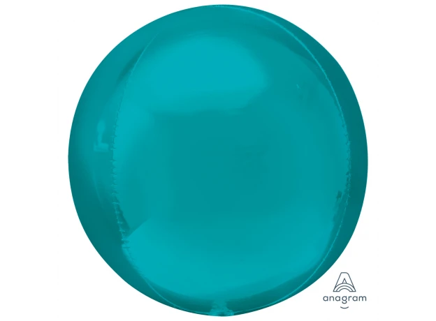 Orb Foil Balloon - Aqua The Ultimate Balloon And Party Shop Cheltenham & Gloucester Balloons & Fancy Dress 