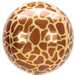 Orb Foil Balloon - Giraffe Print The Ultimate Balloon And Party Shop Cheltenham & Gloucester Balloons & Fancy Dress 