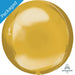 Orb Foil Balloon - Gold The Ultimate Balloon And Party Shop Cheltenham & Gloucester Balloons & Fancy Dress 