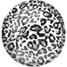 Orb Foil Balloon - Snow Leopard Print The Ultimate Balloon And Party Shop Cheltenham & Gloucester Balloons & Fancy Dress 