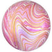 Orb Marble Foil Balloon - Pink/Gold The Ultimate Balloon And Party Shop Cheltenham & Gloucester Balloons & Fancy Dress 