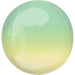 Orb Ombré Foil Balloon - Green & Yellow The Ultimate Balloon And Party Shop Cheltenham & Gloucester Balloons & Fancy Dress 