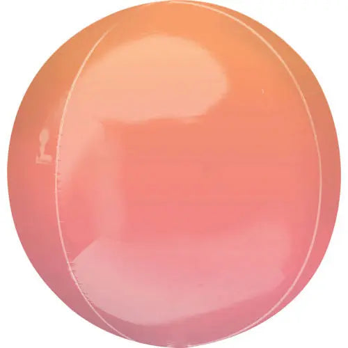 Orb Ombré Foil Balloon - Red & Orange The Ultimate Balloon And Party Shop Cheltenham & Gloucester Balloons & Fancy Dress 