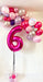Organic Balloon Garland - Pink Fusion. The Ultimate Balloon And Party Shop Cheltenham & Gloucester Balloons & Fancy Dress 